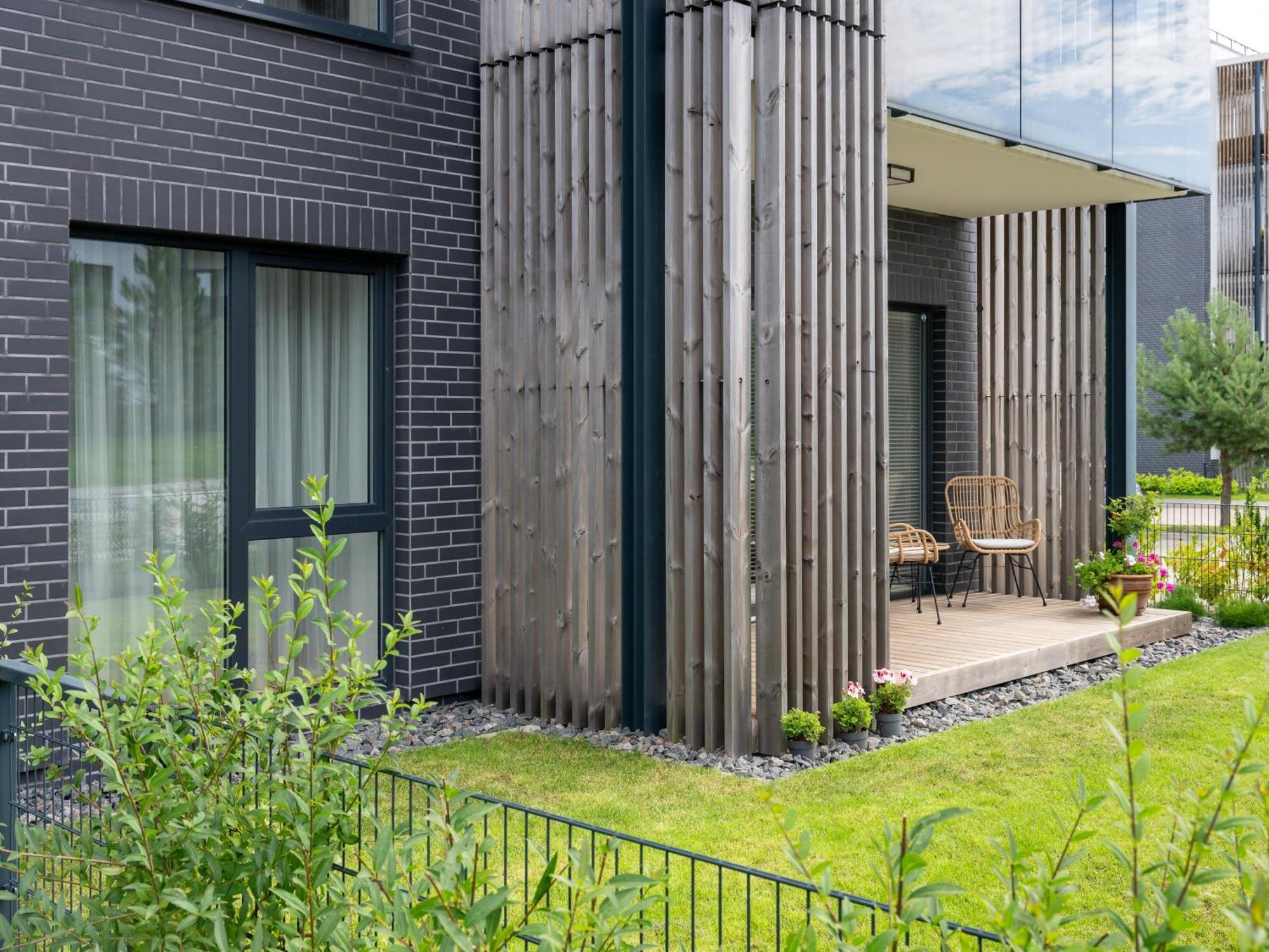 D33 Vilnius - Brand New Luxury Apartment With Terrace, Garden, Ac And Parking Eksteriør bilde