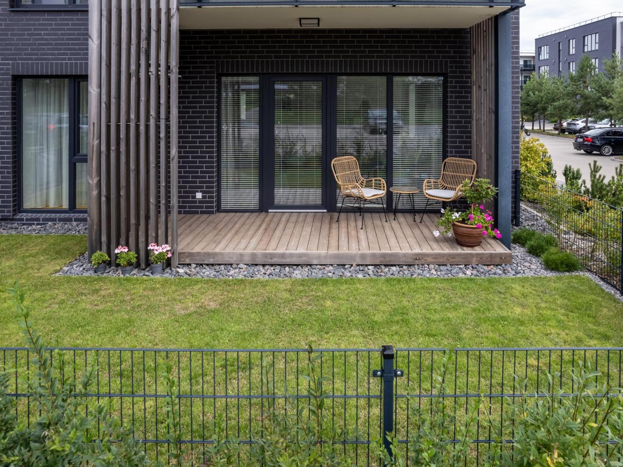 D33 Vilnius - Brand New Luxury Apartment With Terrace, Garden, Ac And Parking Eksteriør bilde